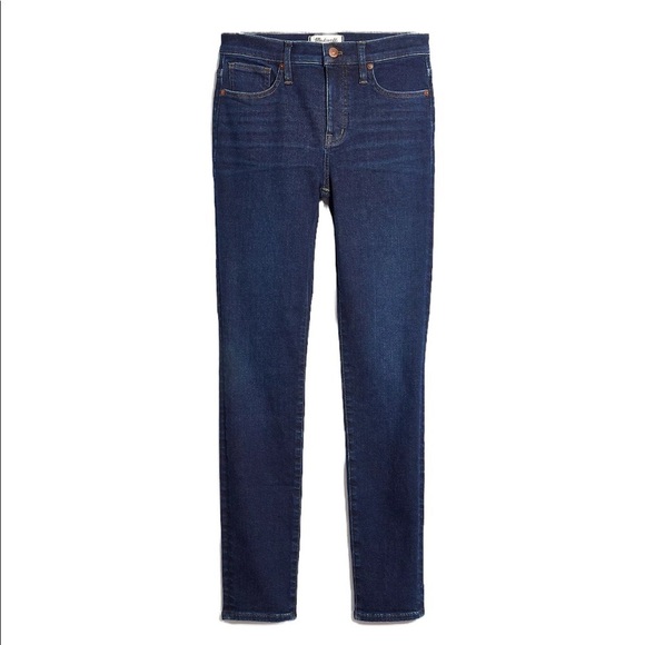 MADEWELL 9" Mid-Rise Skinny Jeans in Orland Wash: TENCEL Denim Edition - Picture 5 of 12